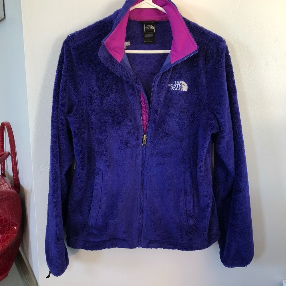 Purple North Face Fleece Jacket